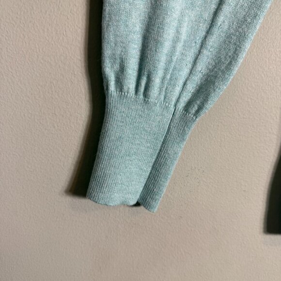 J. Jill Lightweight Wrap Knit Sweater Pullover Women's Small Blue Classic Career - Picture 7 of 11